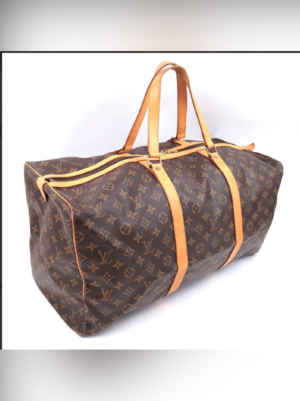 Authentic Louis Vuitton Shopping sac souple 55 monogram travel unisex - Picture 3 of 16